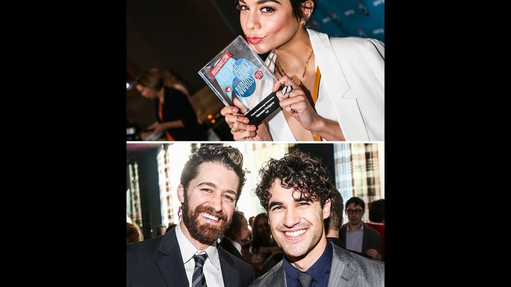 OP - The Broadway.com Audience Choice Awards - wide - Vanessa Hudgens - Darren Criss - Matthew Morrison