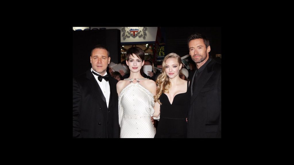 Les Miserables London premiere