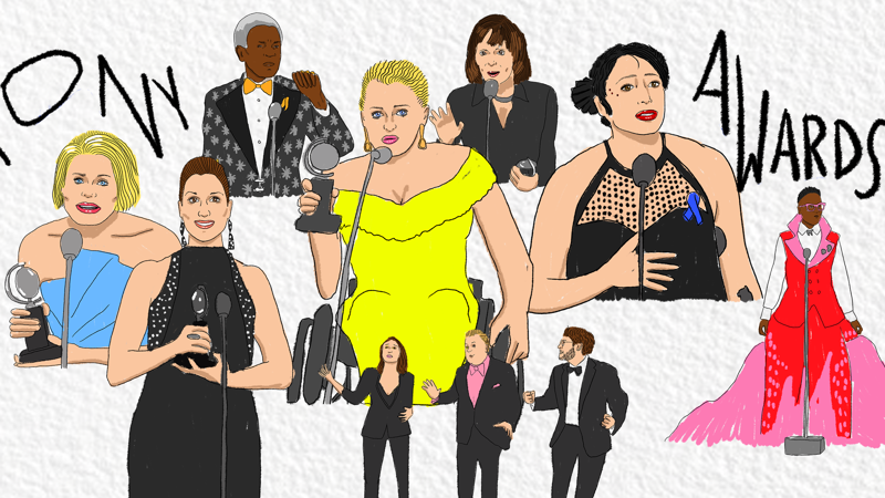 Tony Awards 2019 Illustrations - 6/19 - Ryan Casey